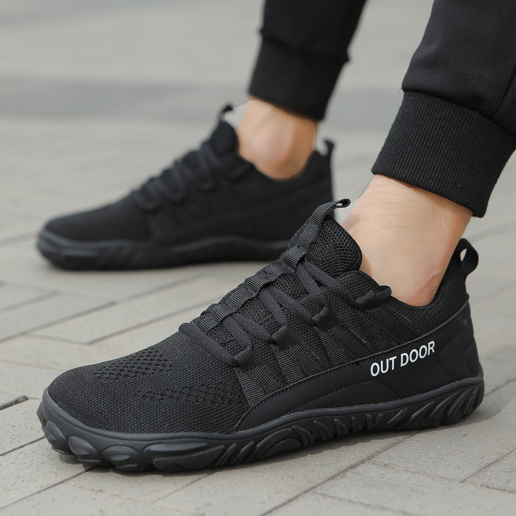 Five-Finger Wide-Toe Hiking Shoes Hiking Shoes Flying Woven Shoes Casual Sports Men's Shoes Non-Slip Walking Shoes Cycling Shoes Outdoor Shoes